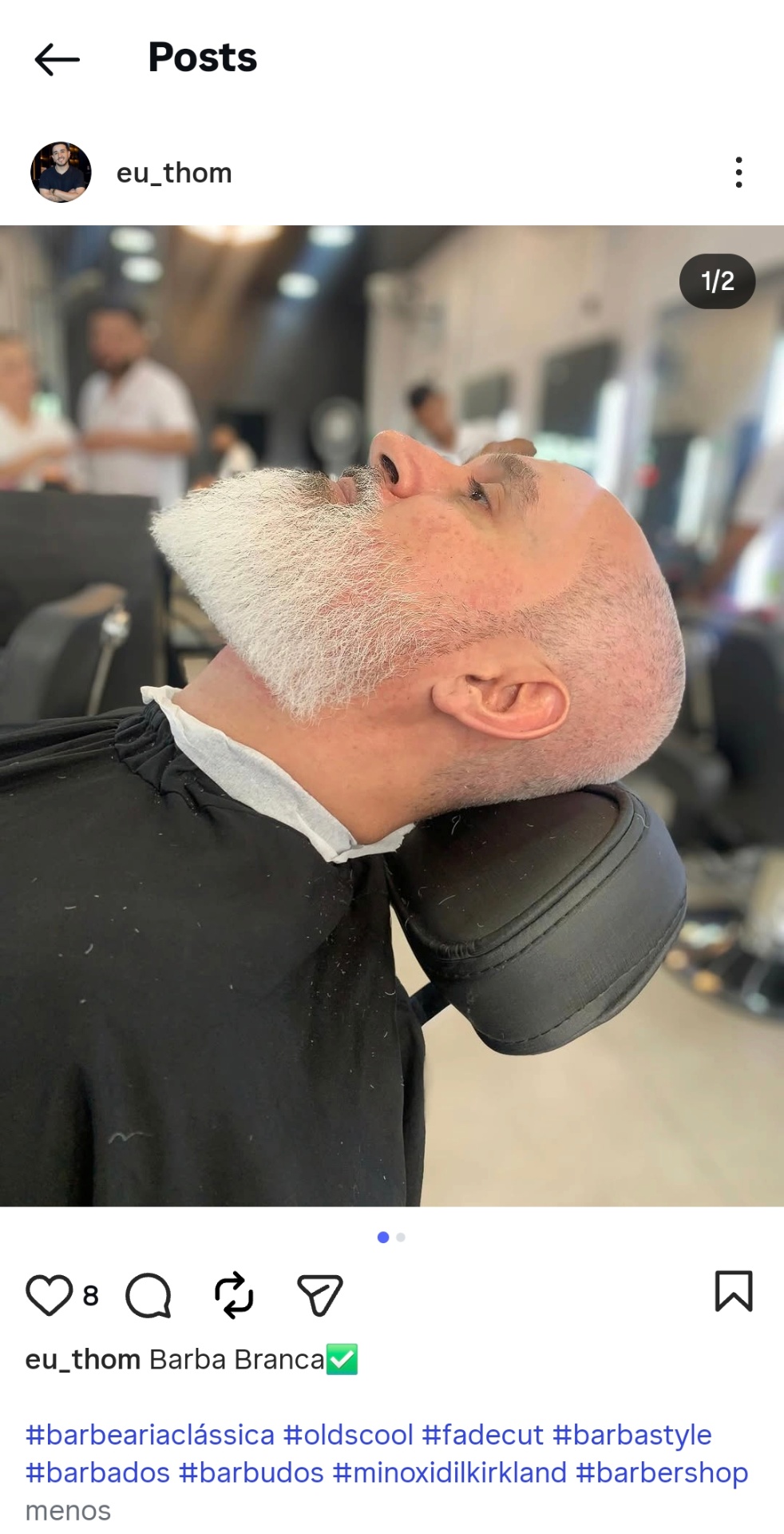 Barba branca por Thomas