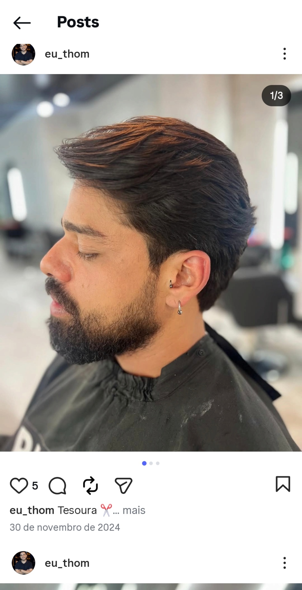 Corte tesoura por Thomas